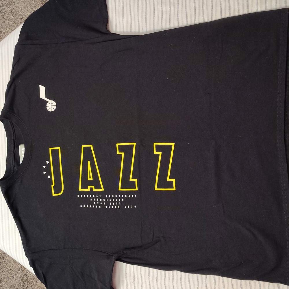 NBA UTAH JAZZ MENS/UNISEX ATHLETIC SPORTSWEAR SHORT SLEEVE TEE-SHIRT